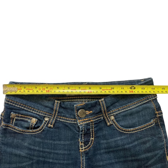 BKE Payton lowrise cropped capris dark wash denim jeans size 25 - Picture 3 of 7